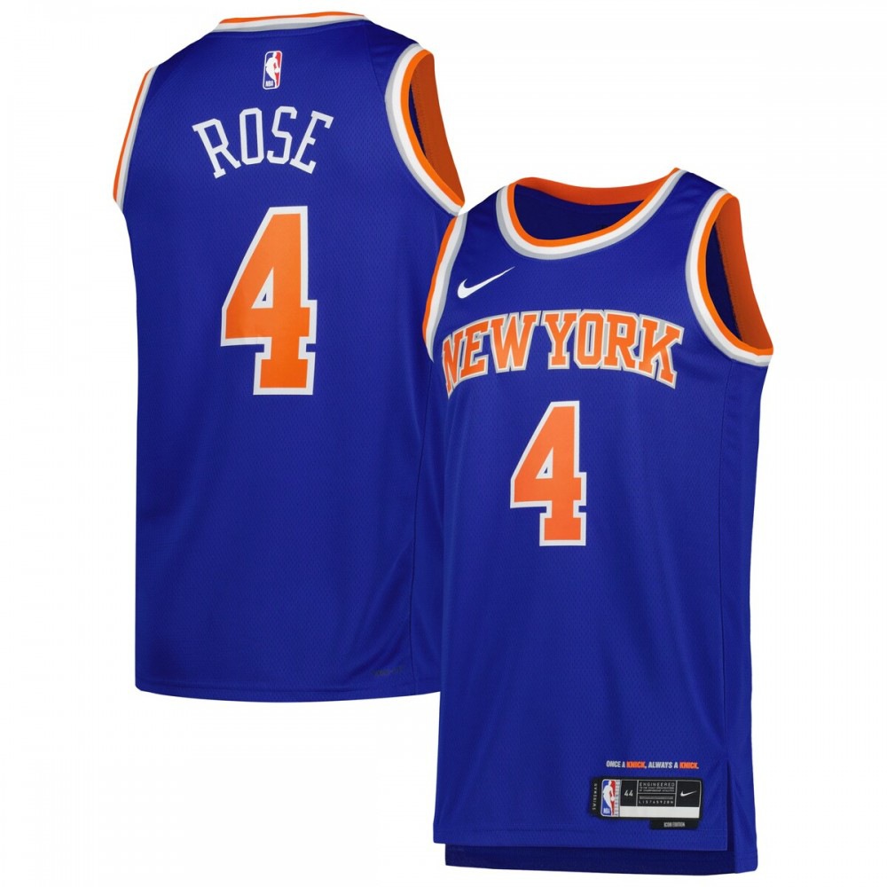 Men's New York Knicks 2022/23 Rose Icon Swingman Jersey