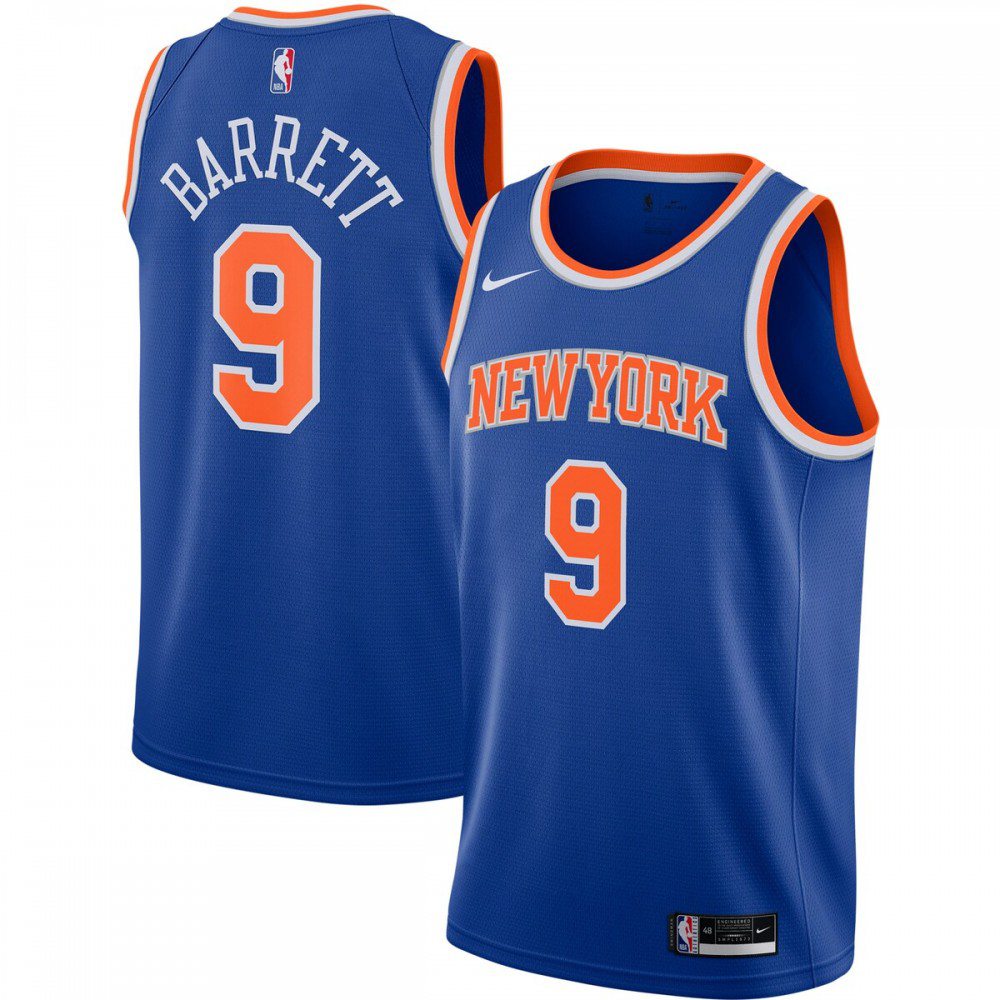 Men's New York Knicks 2020/21 Blue Icon Swingman Jersey