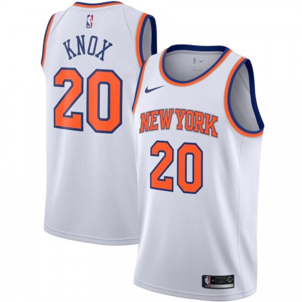 Men's New York Knicks 2019/20 White Swingman Jersey