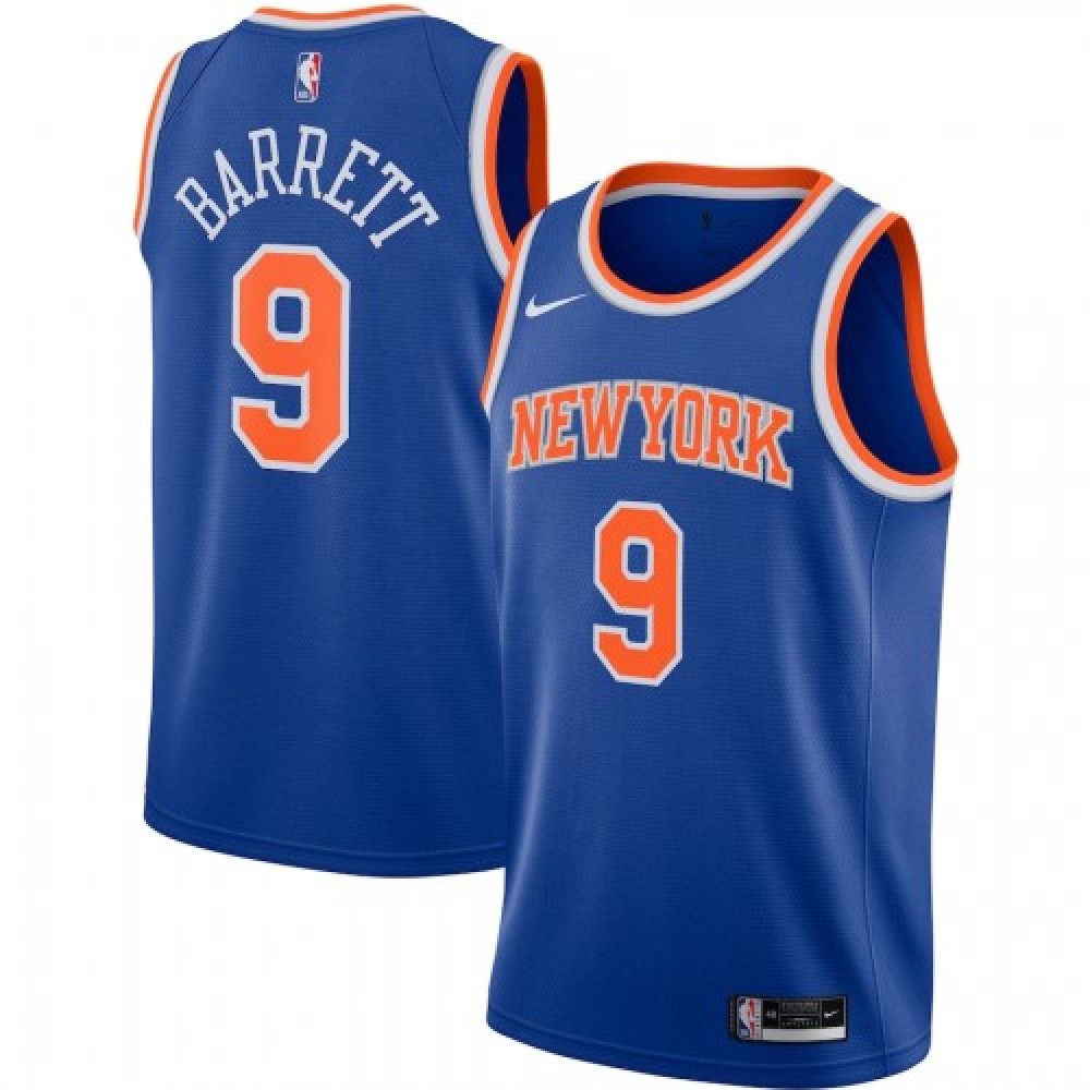 Kids' New York Knicks 2020/21 Blue Icon Swingman Jersey