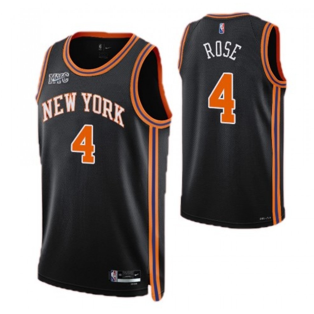 Kids' New York Knicks 2021/22 Rose City Swingman Jersey