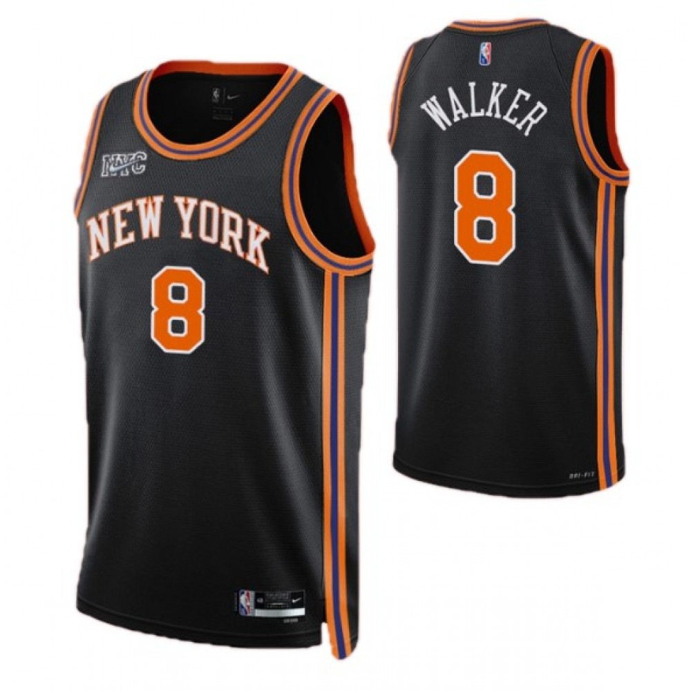 Women's New York Knicks 2021/22 Black City Swingman Jersey