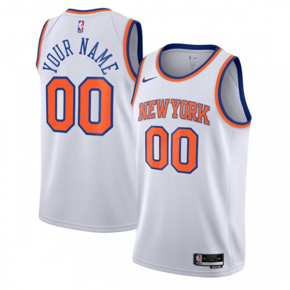 Men's New York Knicks White Swingman Jersey