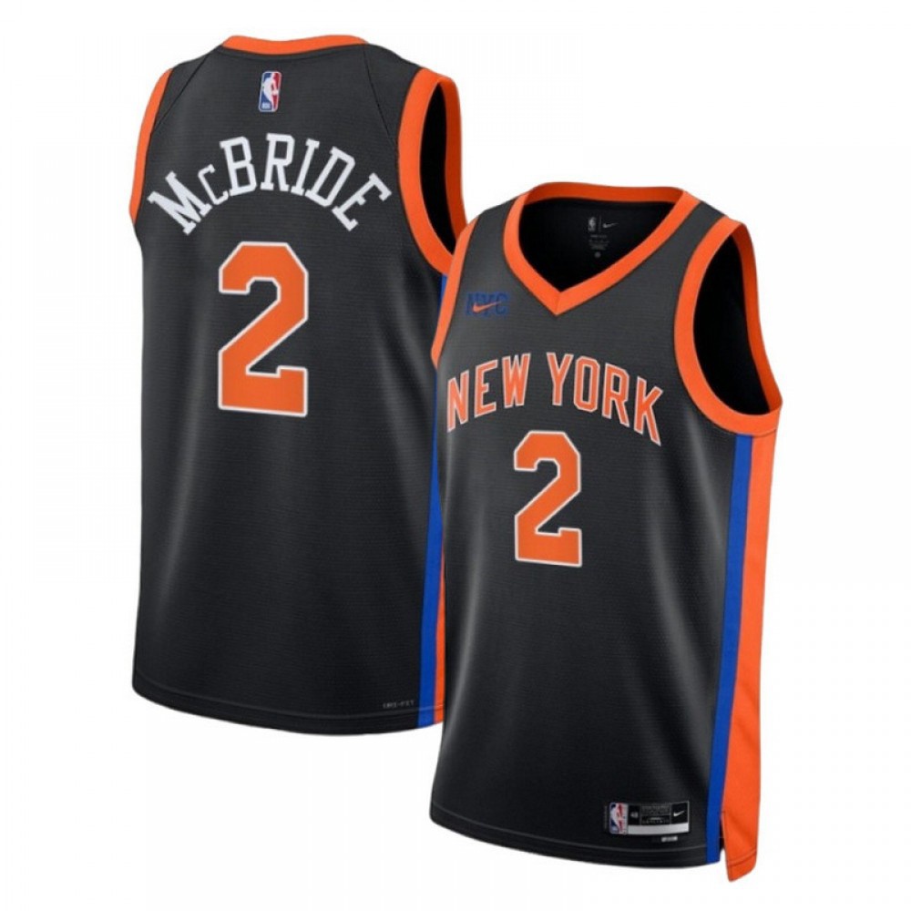 Women's New York Knicks 2022/23 Black City Swingman Jersey