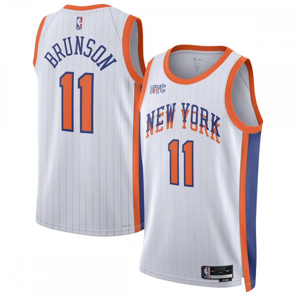 Women's New York Knicks 2024/25 White City Player Jersey