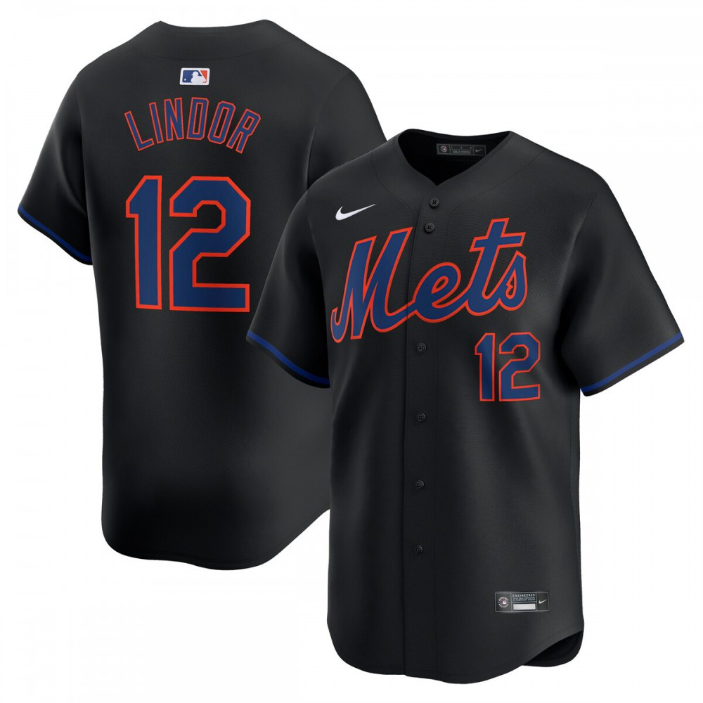 Men's New York Mets Black Limited Jersey