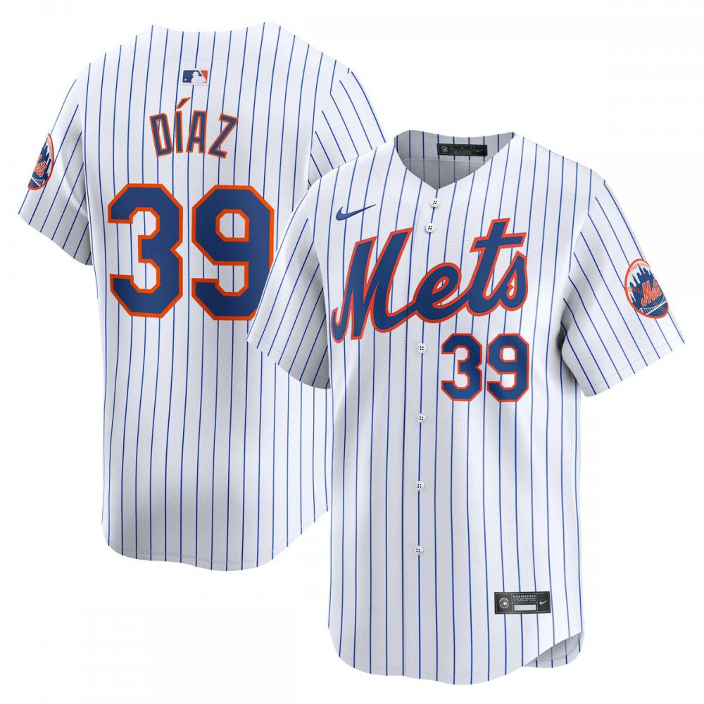 Men's New York Mets White Limited Jersey