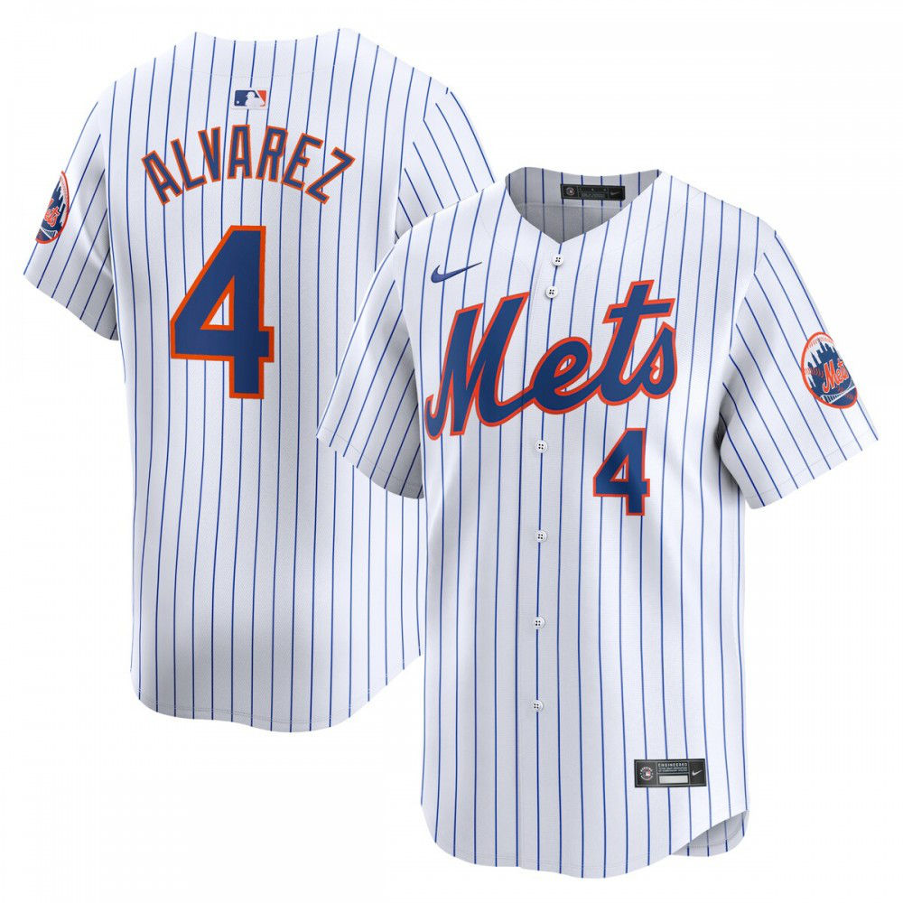 Kids' New York Mets White Limited Jersey