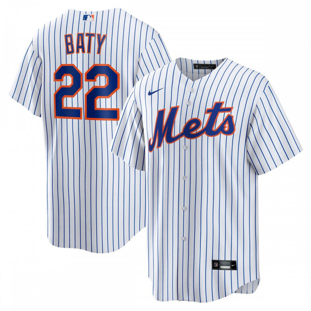 Men's New York Mets White Player Jersey