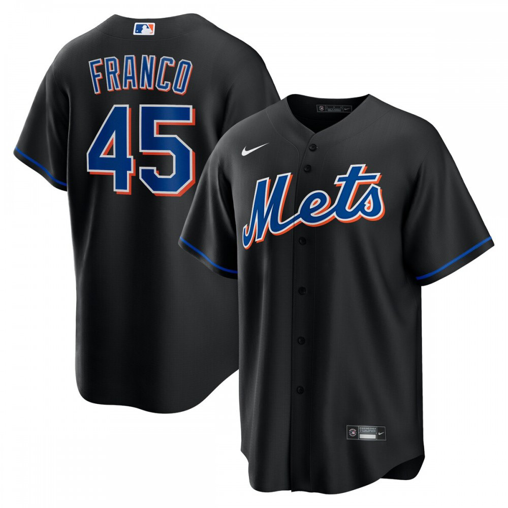 Women's New York Mets 2022 Black Player Jersey