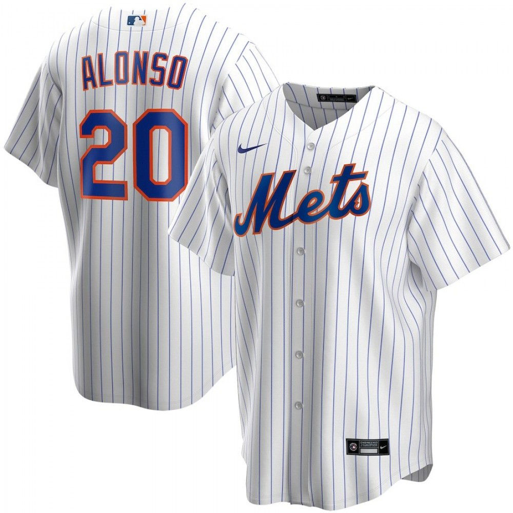Kids' New York Mets 2020 White Home Jersey