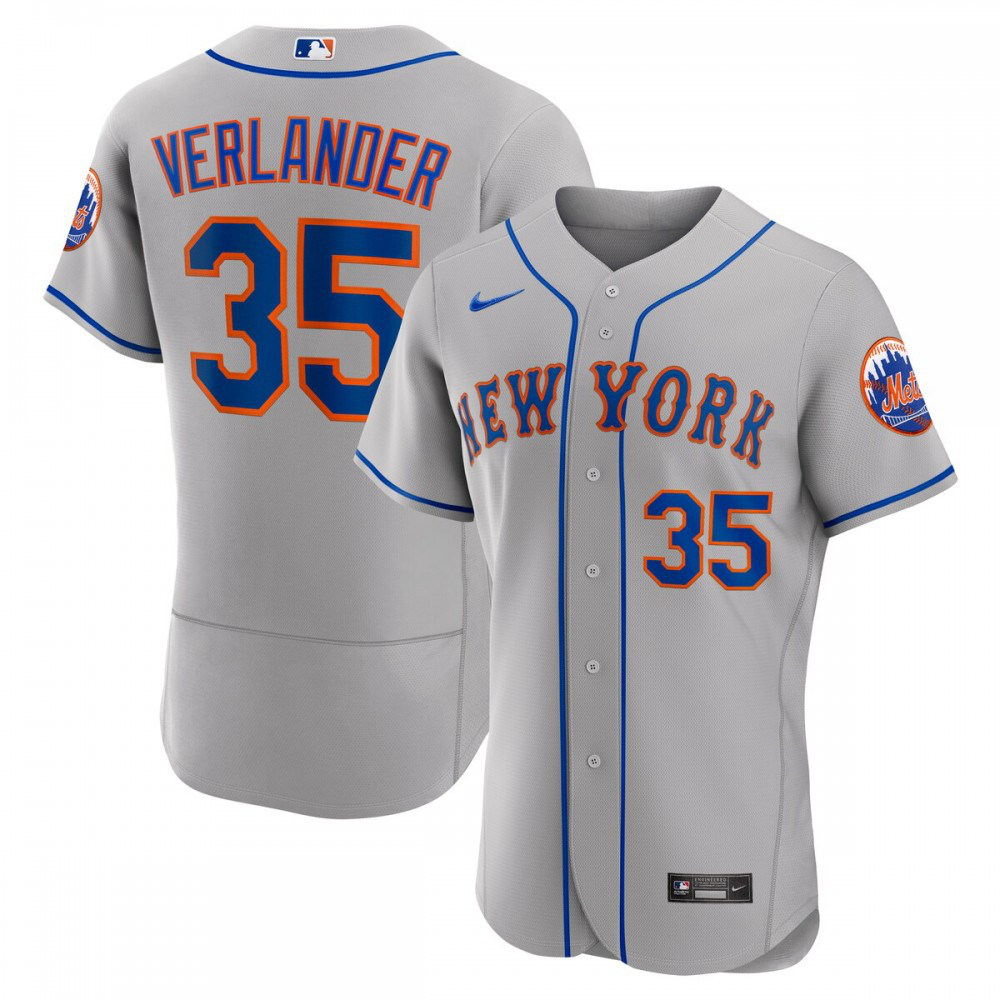 Kids' New York Mets Gray Player Jersey
