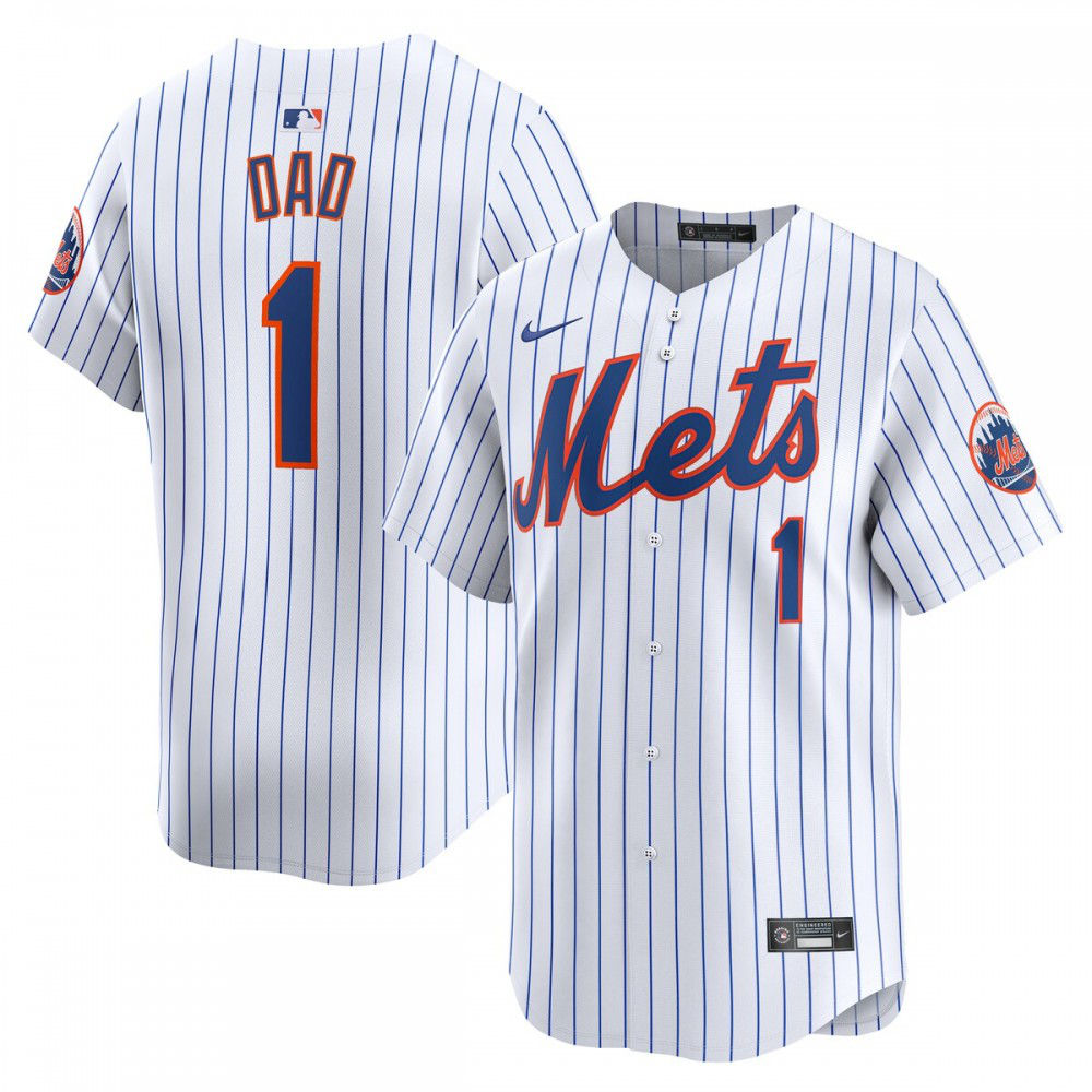 Women's New York Mets White Limited Jersey
