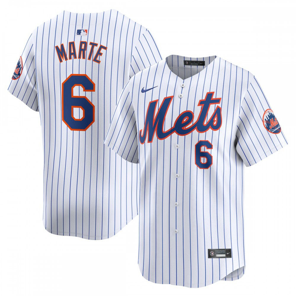Women's New York Mets White Limited Jersey