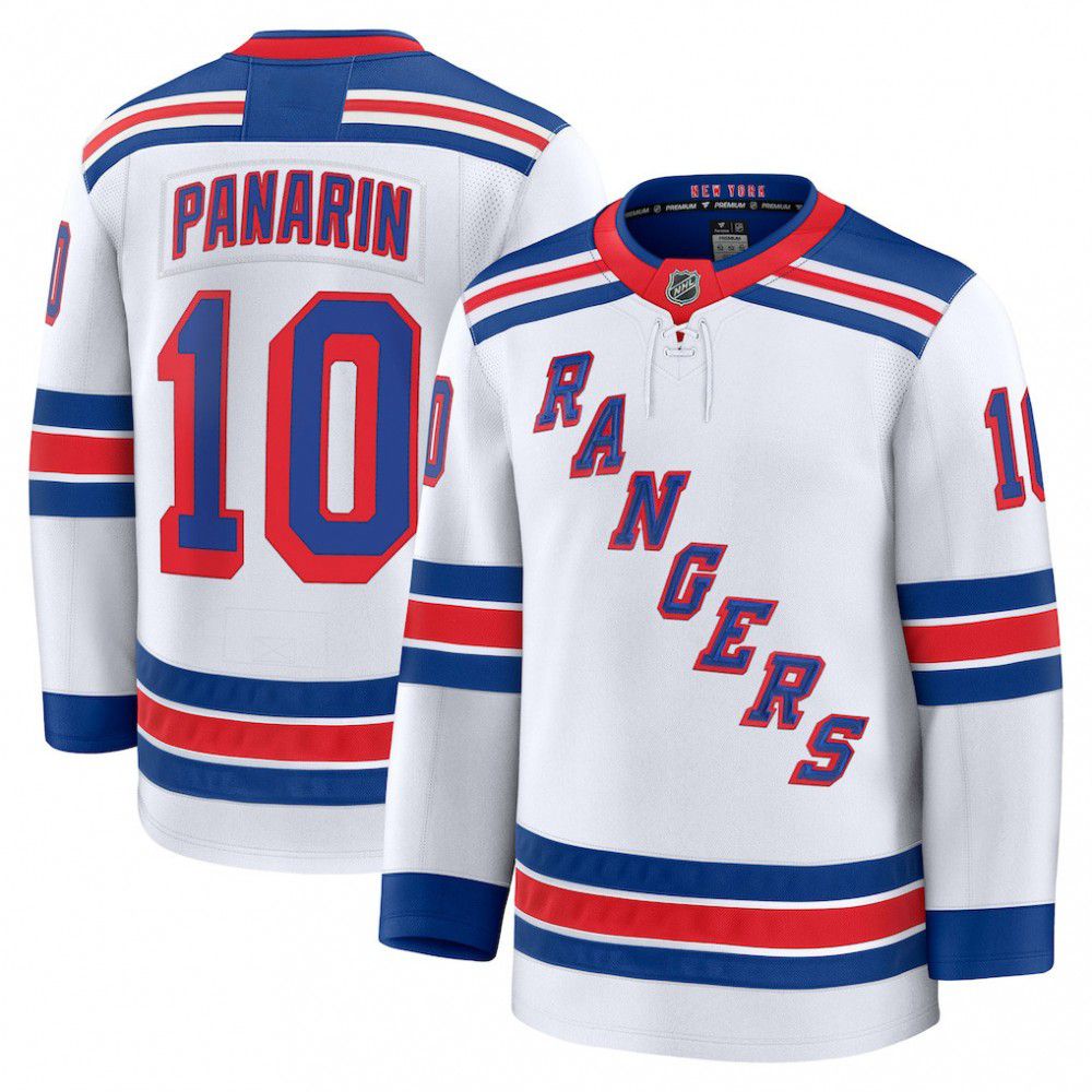 Kids' New York Rangers White Away Jersey