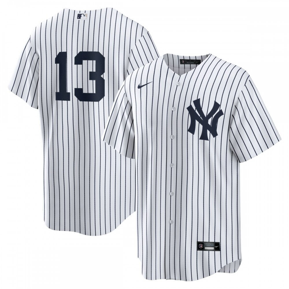 Kids' New York Yankees White Replica Jersey