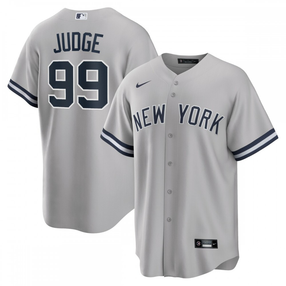 Kids' New York Yankees Gray Player Jersey