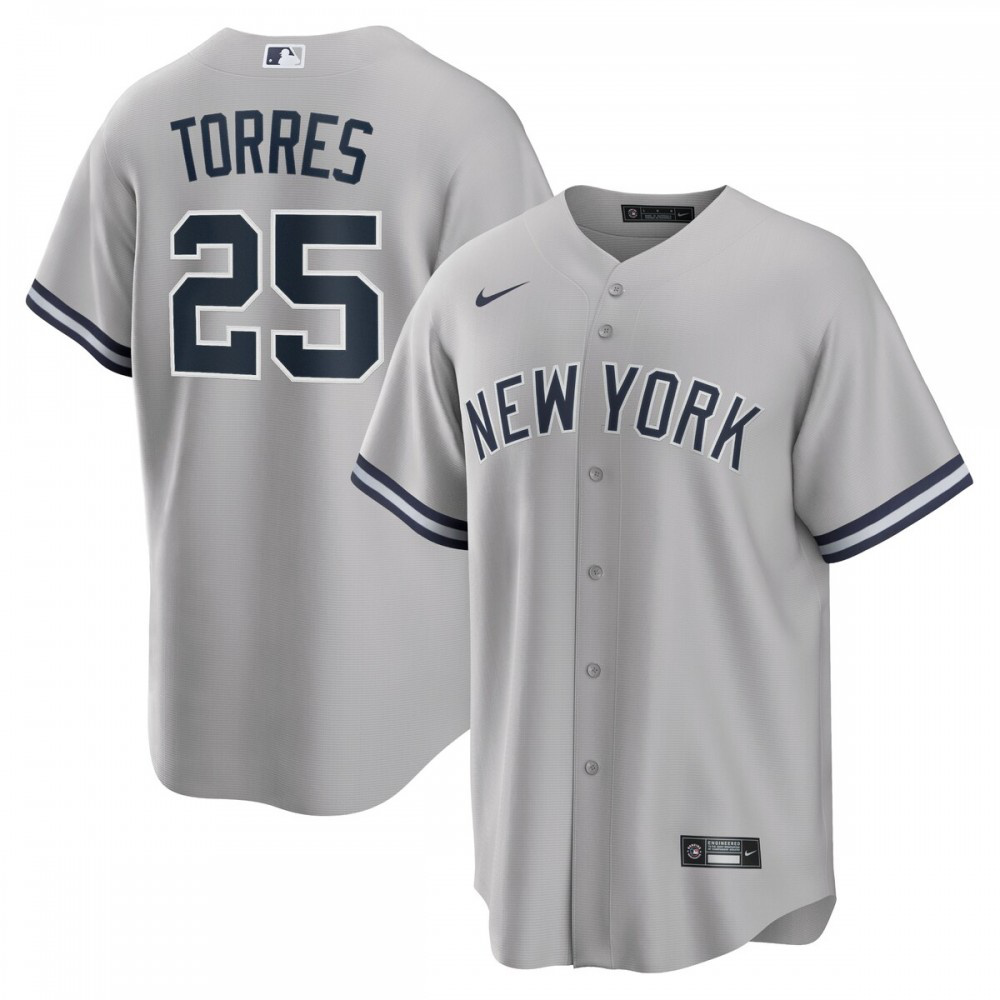 Kids' New York Yankees Gray Player Jersey