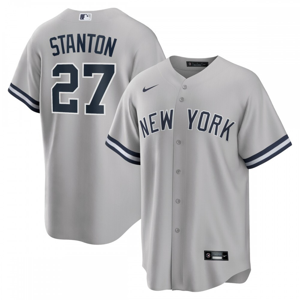 Men's New York Yankees Gray Player Jersey