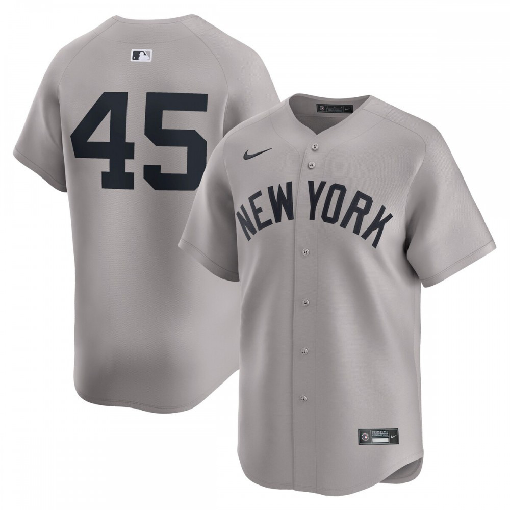 Women's New York Yankees Gray Limited Jersey