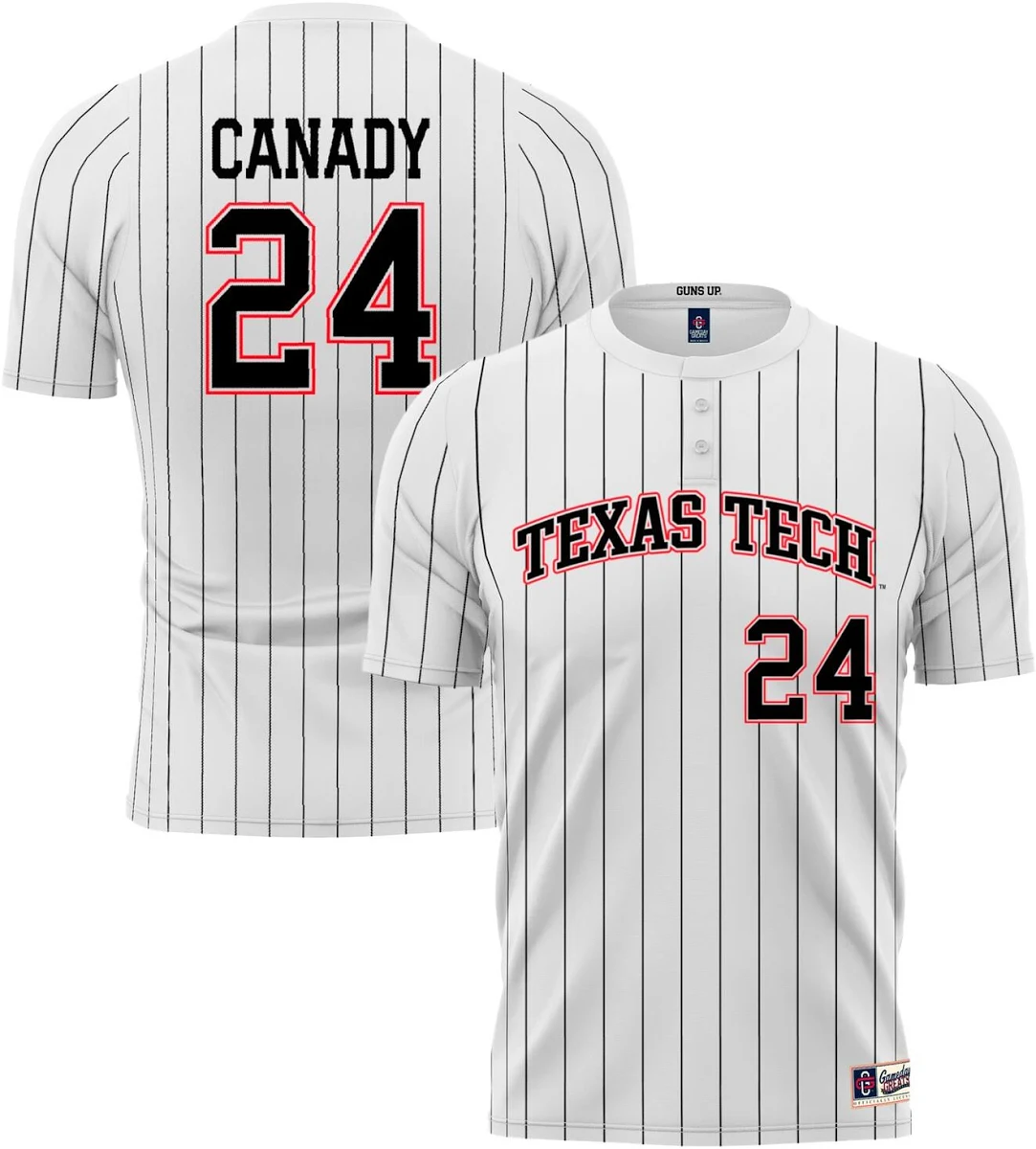 Men's Texas Tech Red Raiders White Fashion Jersey
