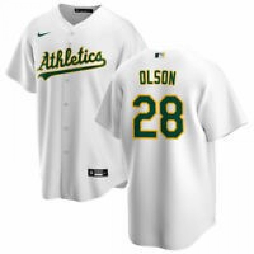 Men's Oakland Athletics 2020 White Home Jersey