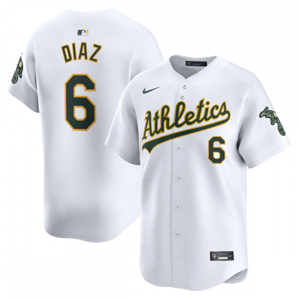 Kids' Oakland Athletics White Limited Jersey