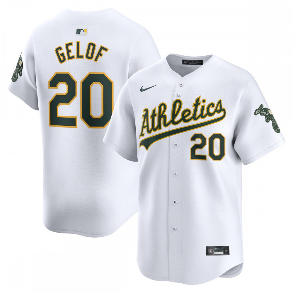 Men's Oakland Athletics White Limited Jersey