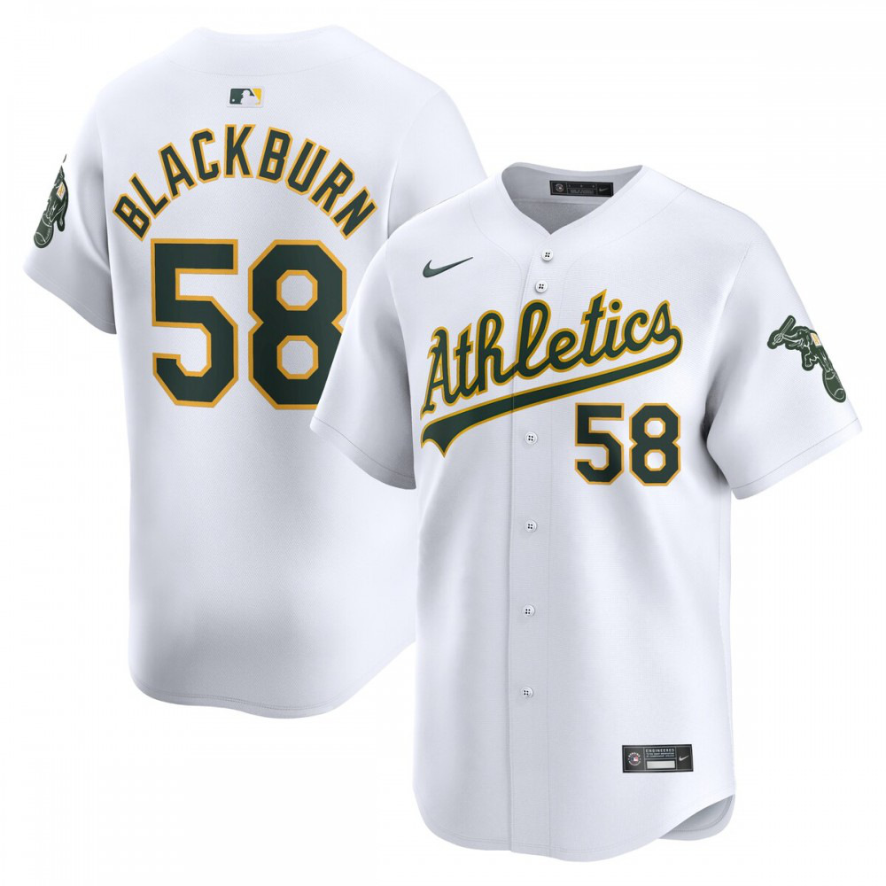 Women's Oakland Athletics White Limited Jersey