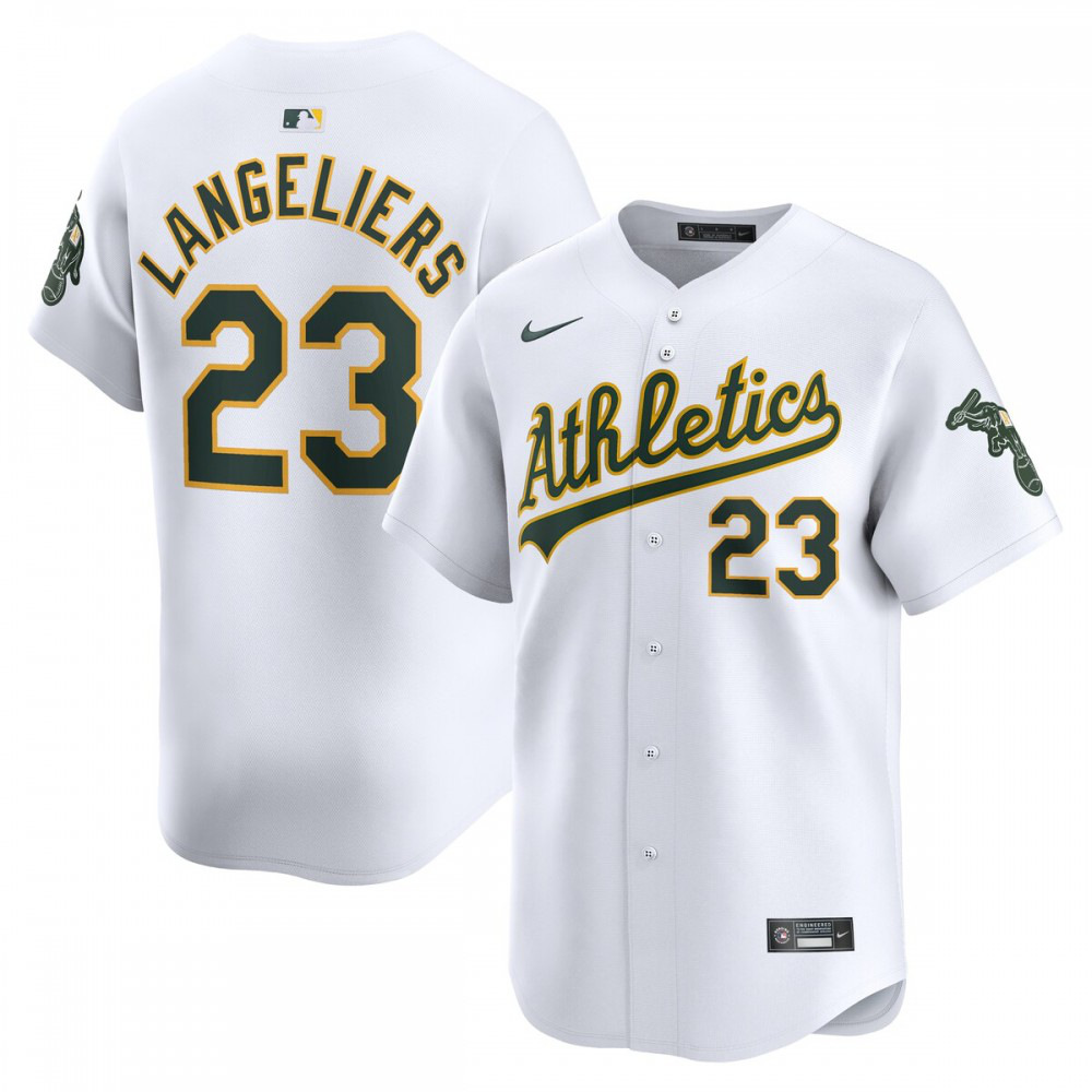 Men's Oakland Athletics White Limited Jersey