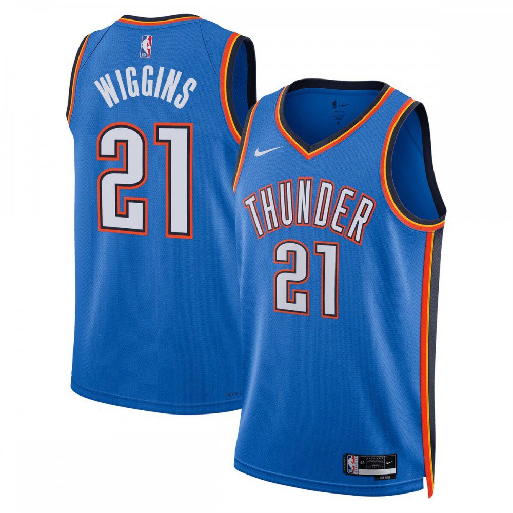 Men's Oklahoma City Thunder Blue Icon Player Jersey