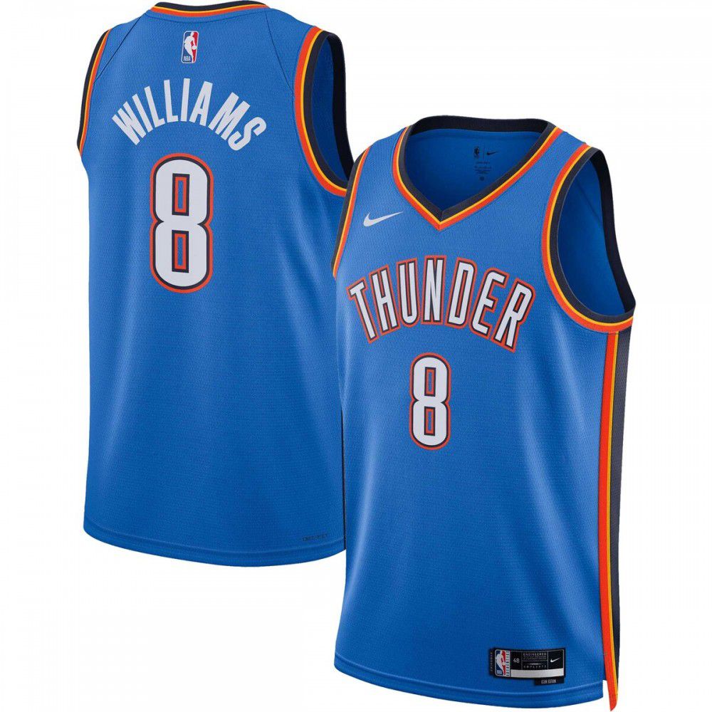 Women's Oklahoma City Thunder 2022/23 Blue Icon Swingman Jersey
