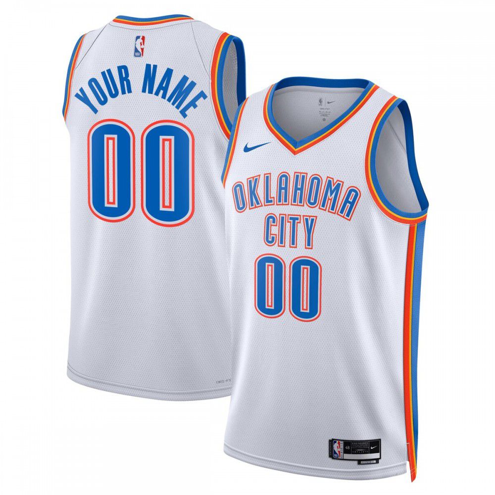 Women's Oklahoma City Thunder 2022/23 White City Swingman Jersey