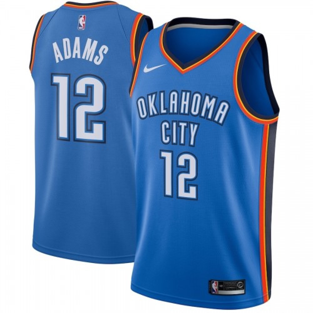 Men's Oklahoma City Thunder Blue Icon Swingman Jersey