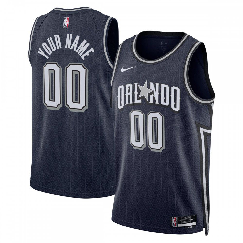 Men's Orlando Magic 2023/24 Navy City Swingman Jersey