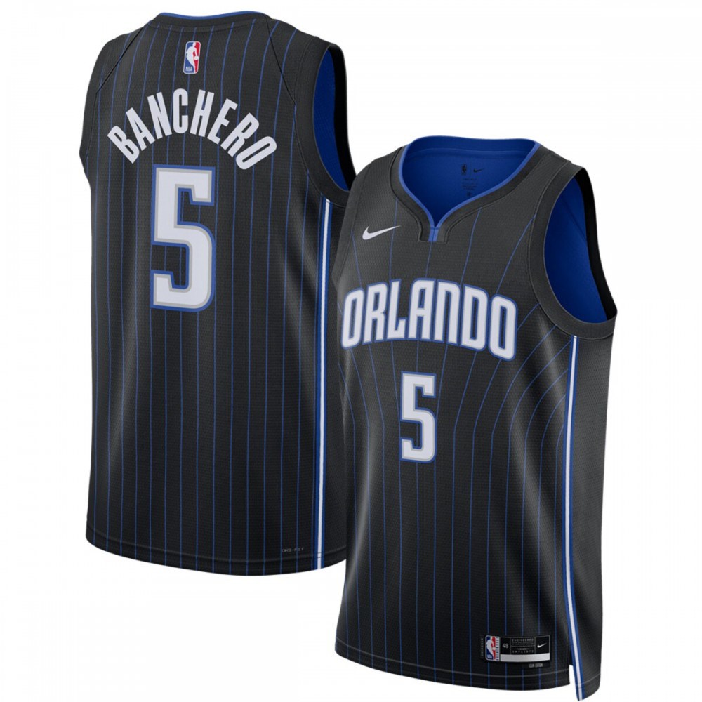 Women's Orlando Magic 2022 Black Icon Swingman Jersey