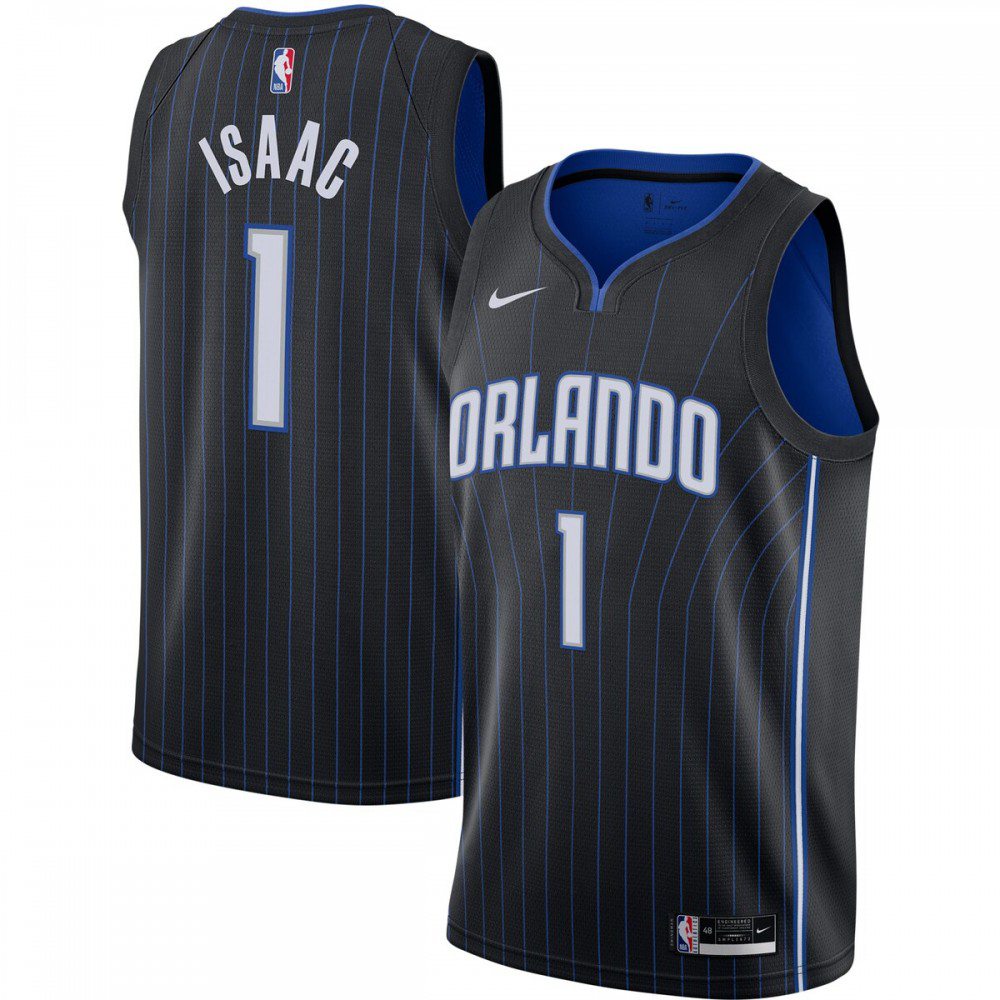 Men's Orlando Magic 2020/21 Black Icon Swingman Jersey