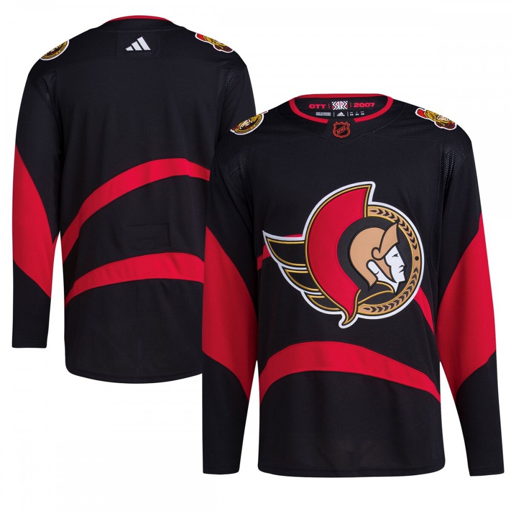 Men's Ottawa Senators Black Retro Jersey