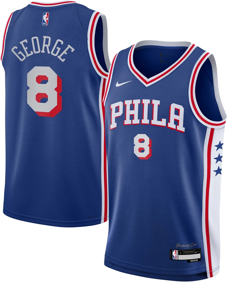 Men's Philadelphia 76ers Royal Icon Swingman Jersey