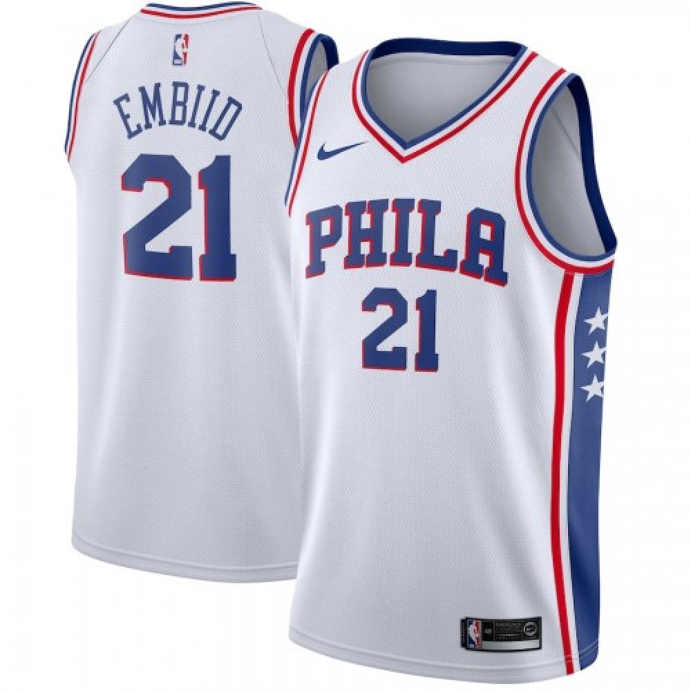 Women's Philadelphia 76ers White Swingman Jersey