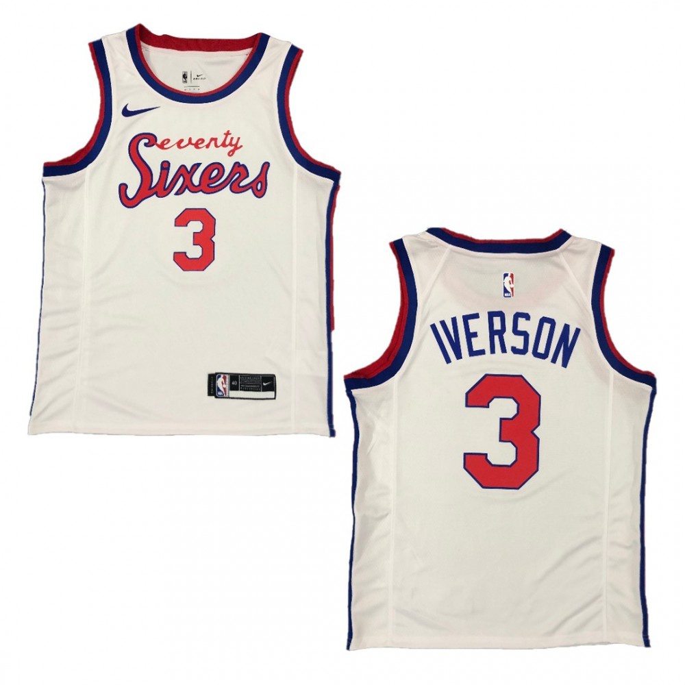 Women's Philadelphia 76ers White Swingman Jersey