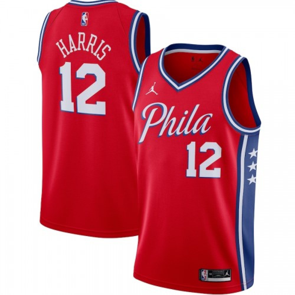 Kids' Philadelphia 76ers 2020/21 Red Statement Swingman Jersey