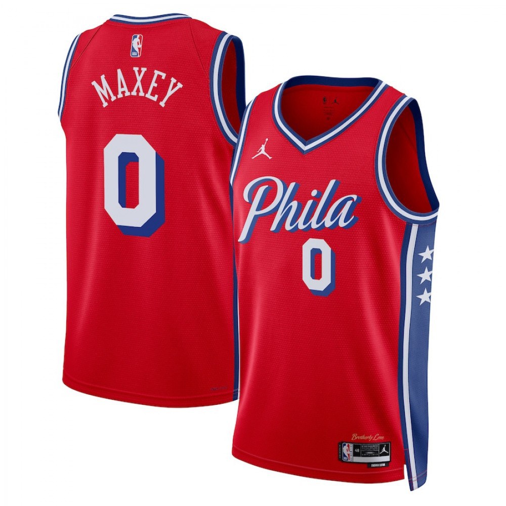 Men's Philadelphia 76ers Red Icon Swingman Jersey