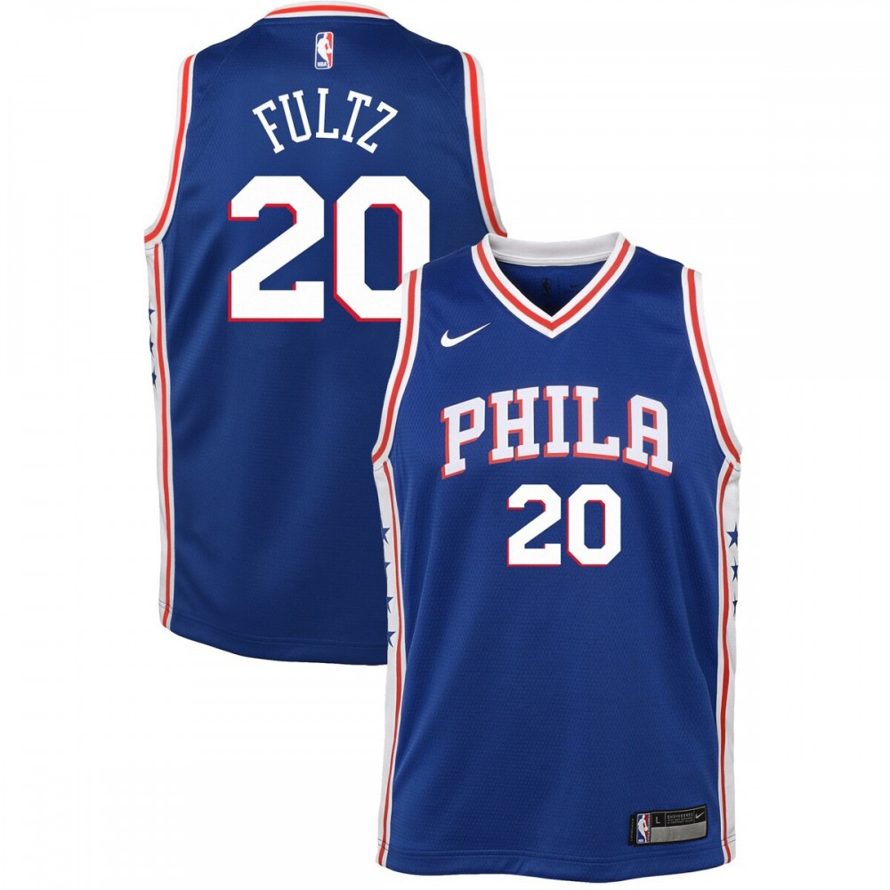 Men's Philadelphia 76ers Blue Icon Swingman Jersey