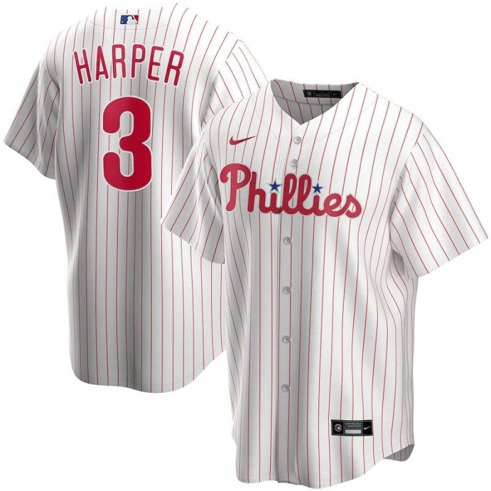 Kids' Philadelphia Phillies 2020 White Home Jersey