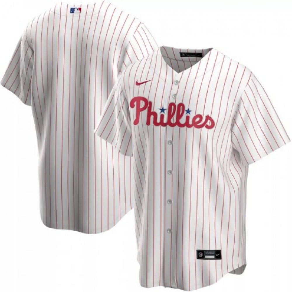 Men's Philadelphia Phillies 2020 White Home Jersey