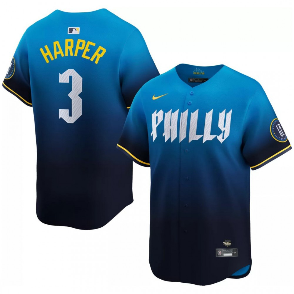 Men's Philadelphia Phillies 2024 Blue City Limited Jersey