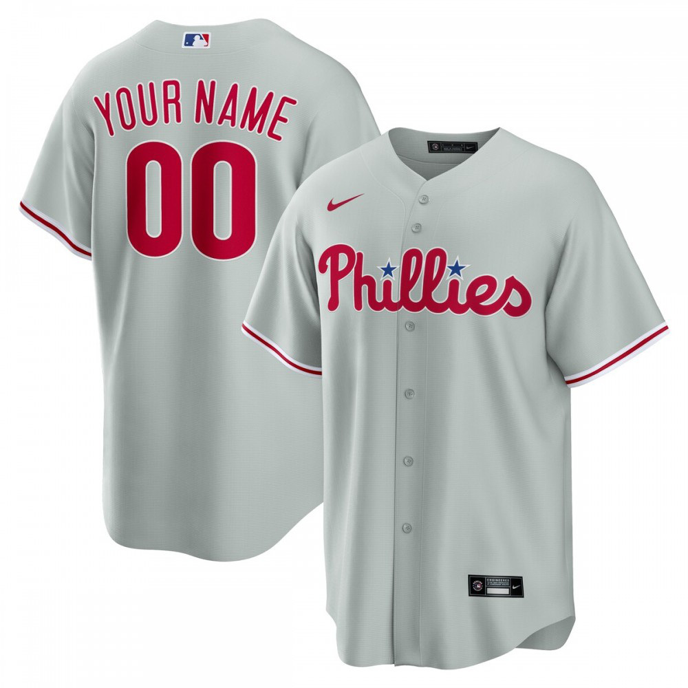 Kids' Philadelphia Phillies Gray Replica Jersey