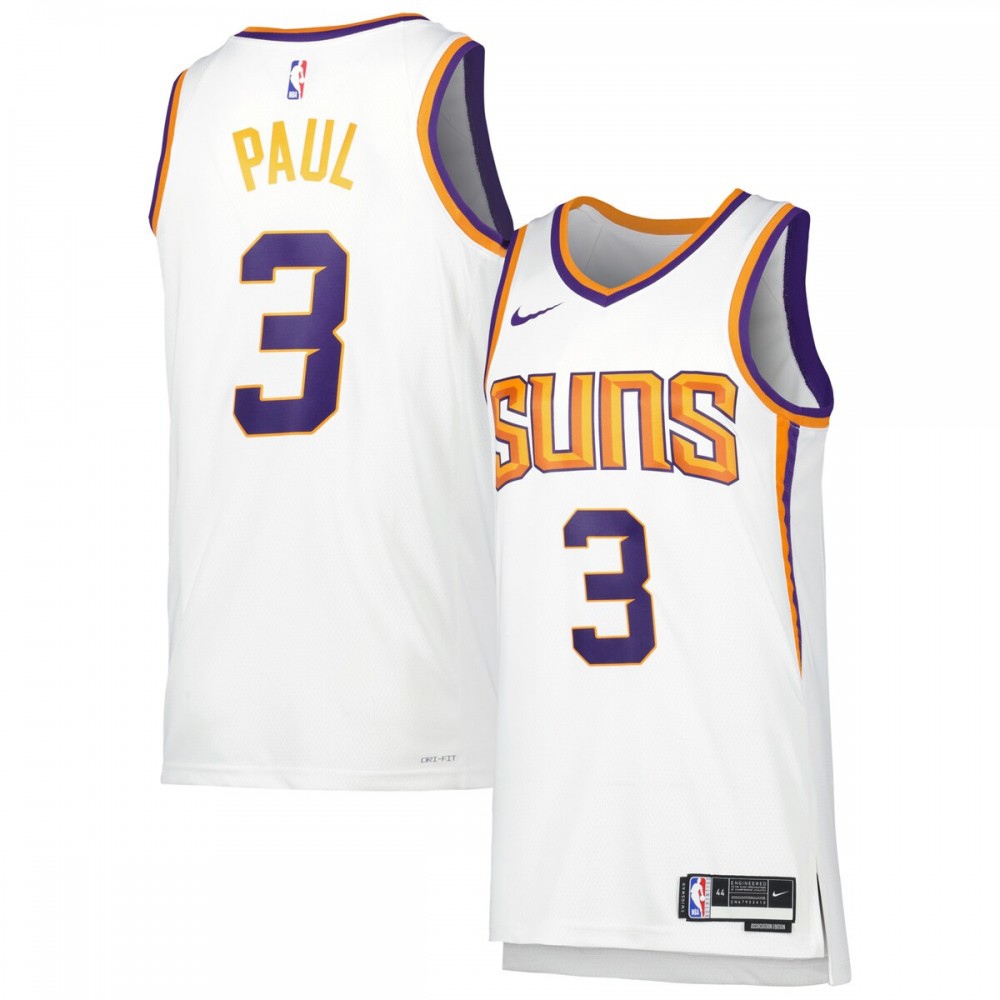 Kids' Phoenix Suns 2022/23 White Icon Swingman Jersey