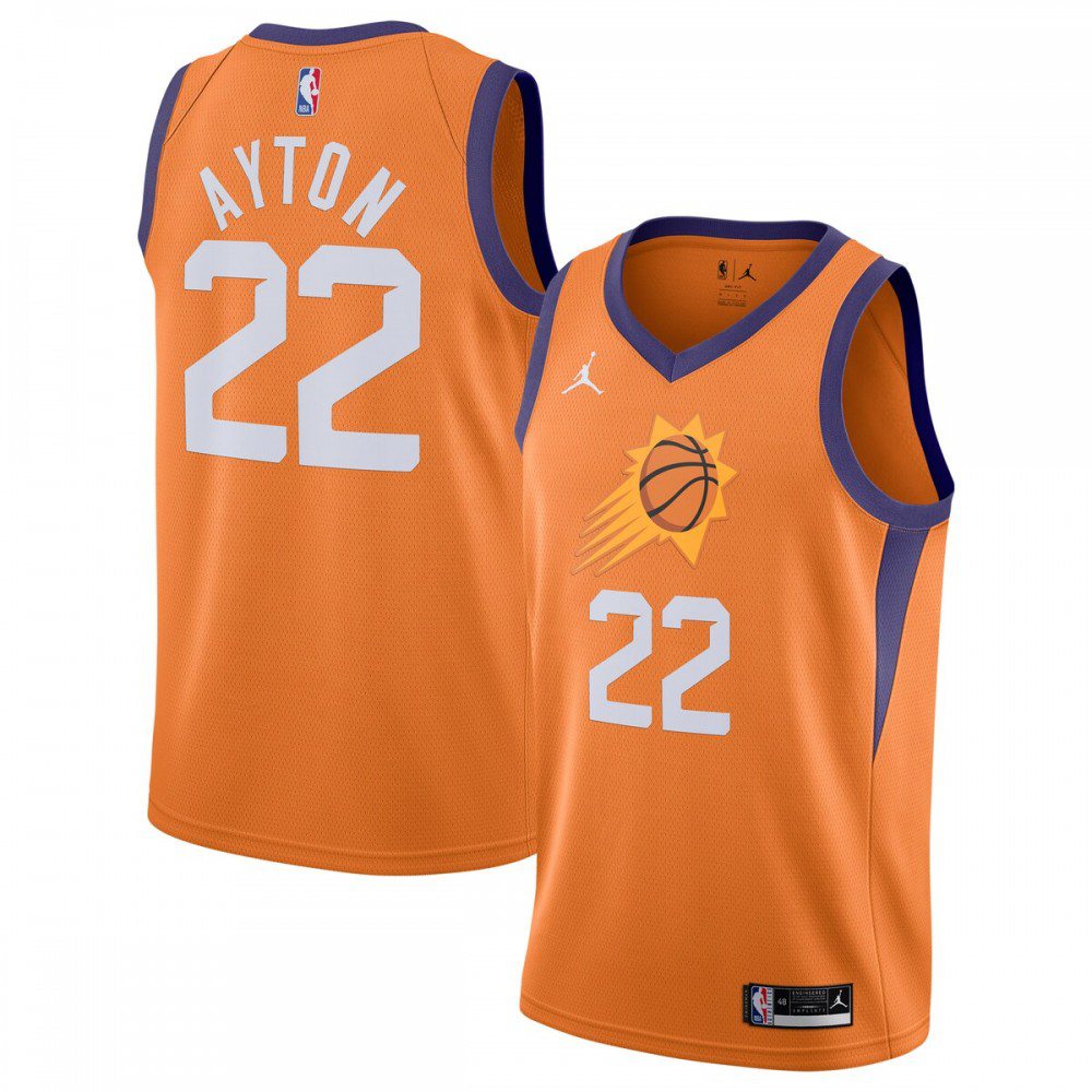 Kids' Phoenix Suns 2020/21 Orange Statement Swingman Jersey